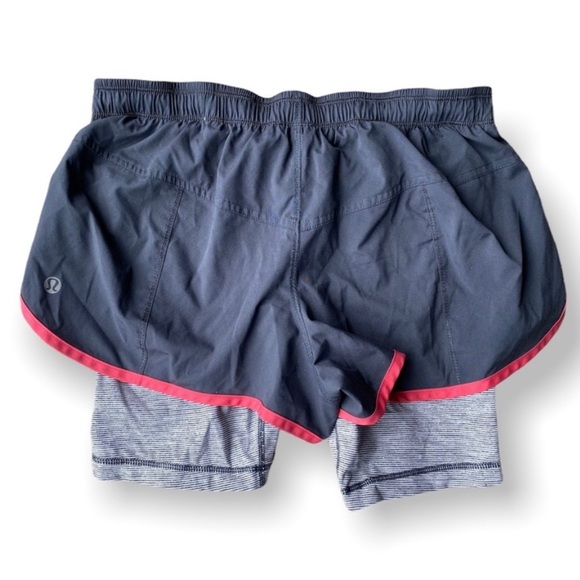 lululemon athletica Pants - Mint Lululemon shorts size 4 double layer workout shorts running draw string